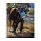 Stupell Industries Cowboy & Horse at Ranch Canvas By Carolyne Hawley